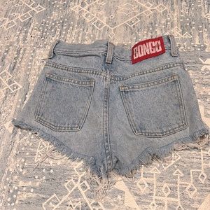 Distressed High waist shorts